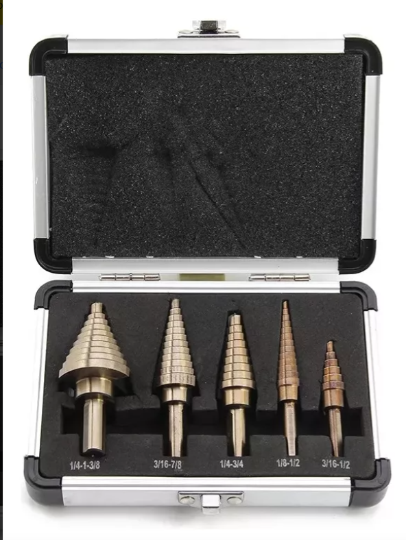 Brocas Conicas c/Cobalto con Maleta